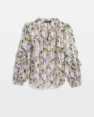 Ruffle Sleeve Blouse