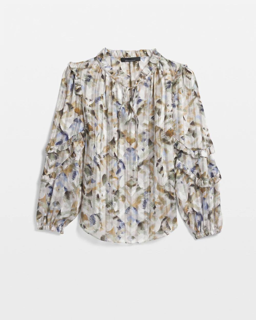 Ruffle Sleeve Blouse