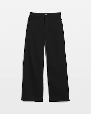 High-Rise Wide Leg Cropped Jean click to view larger image.