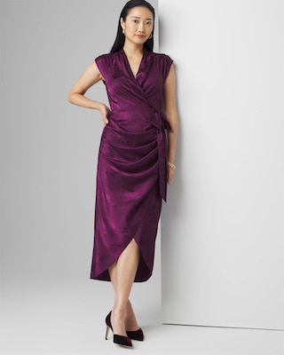 Draped Midi Dress