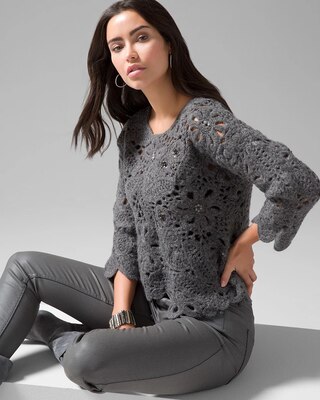 Crochet Bateau Sweater