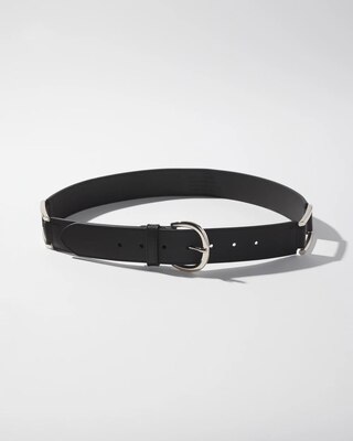 Metal Station Denim Belt