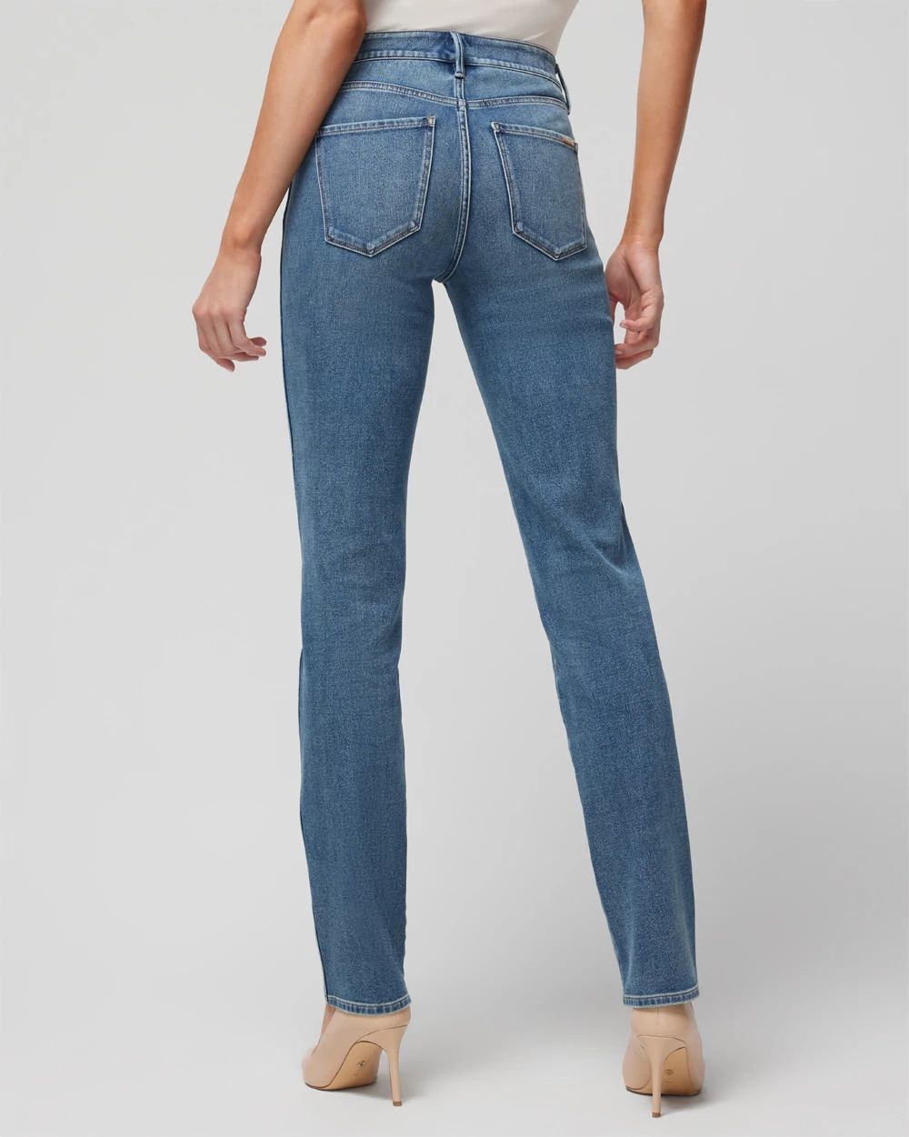 High-Rise Sculpt Straight Jeans