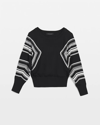 Striped Dolman Sweater click to view larger image.