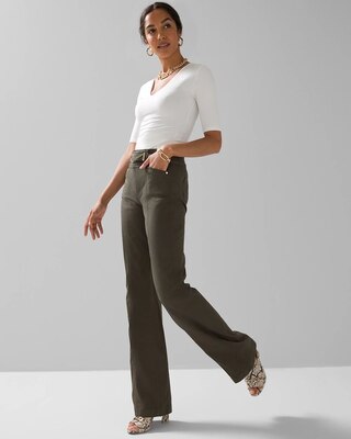 Extra High-Rise Belted Trouser Pant