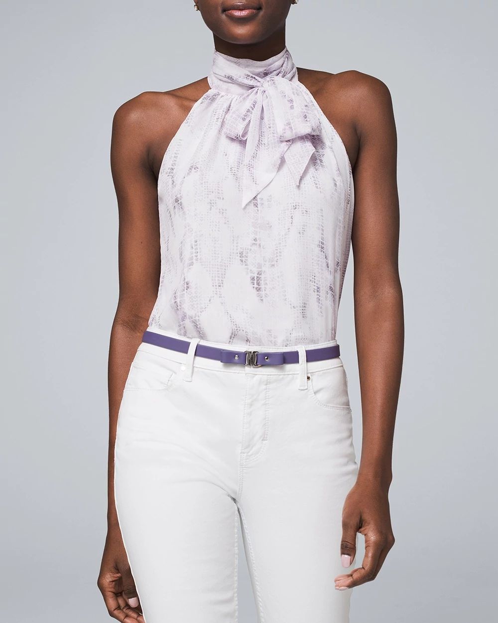 Skinny Bow Belt White House Black Market