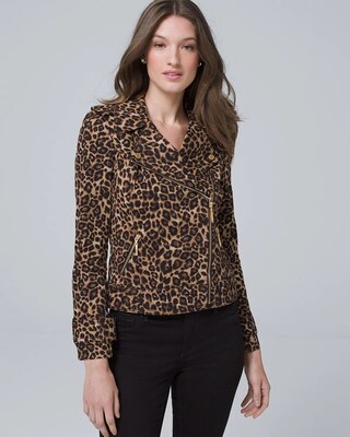 Leopard Moto Jacket