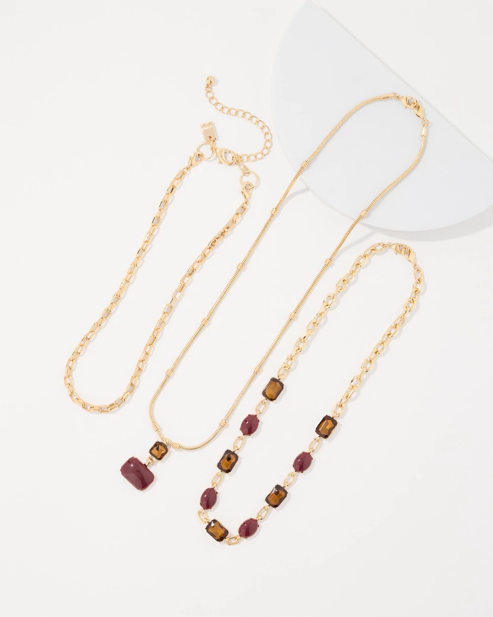 Mixed Stone Convertible Necklace
