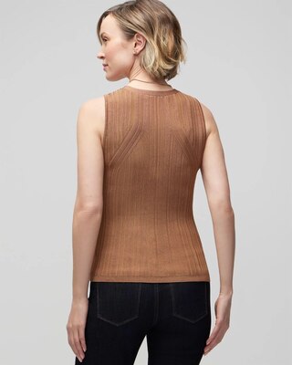 Rib Sculpted V-Neck Tank