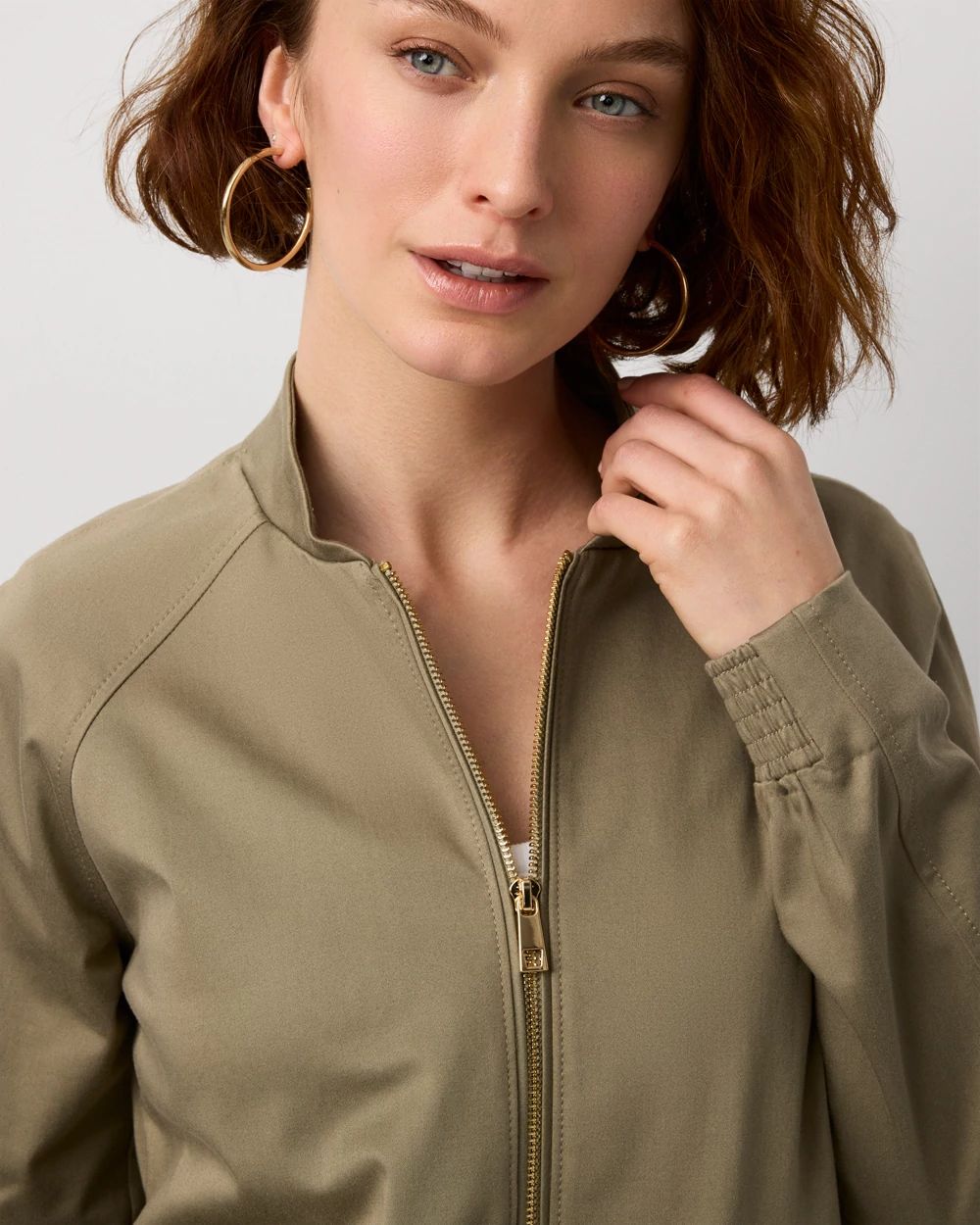Petite Utility Bomber Jacket