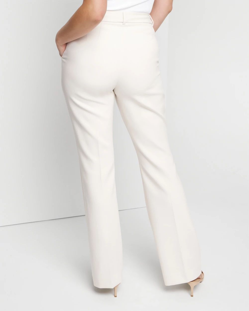 Luxe Slim Bootcut Pants click to view larger image.