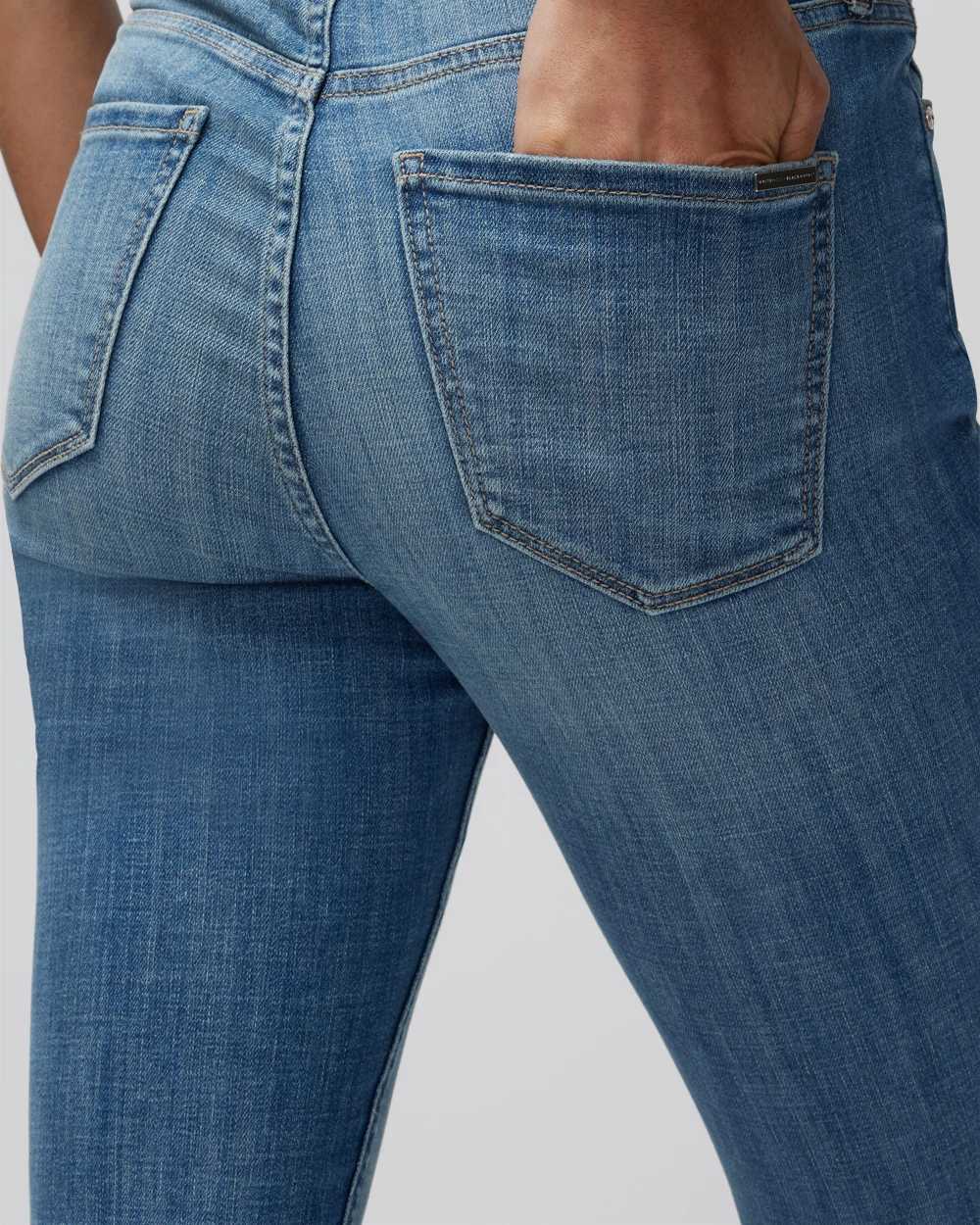Extra High-Rise Everyday Soft Denim  Skinny Ankle Jeans click to view larger image.