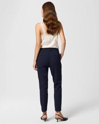 Denim-Look Elle Slim Ankle Pant click to view larger image.