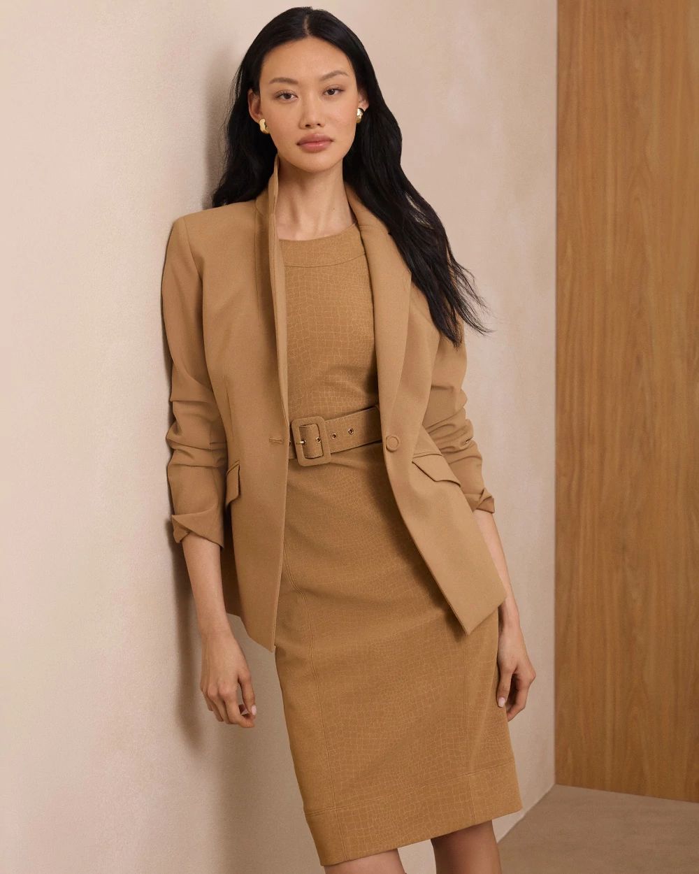 Belted Sheath Dress