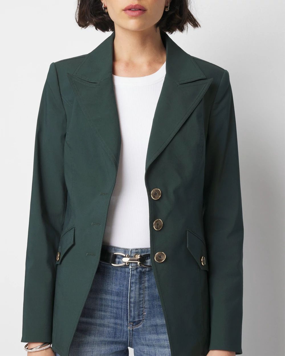 Petite 3-Button Jacket