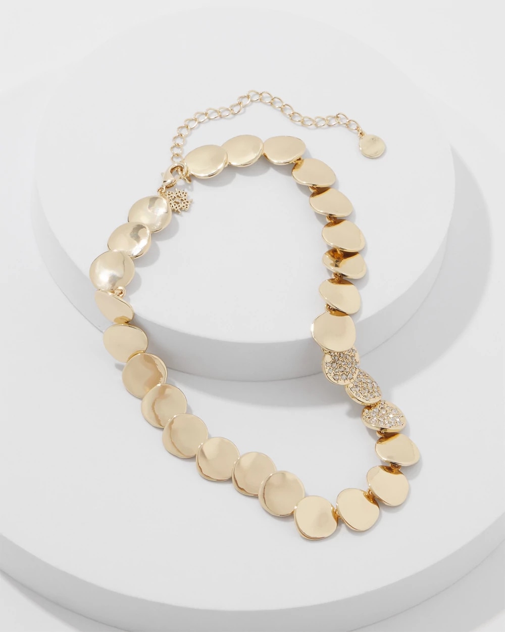 Pave Discs Short Necklace - image 3