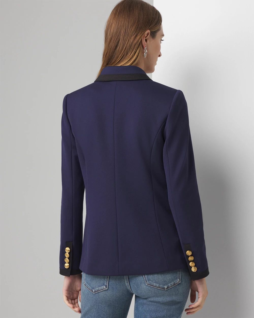 Petite Colorblocked Studio Blazer