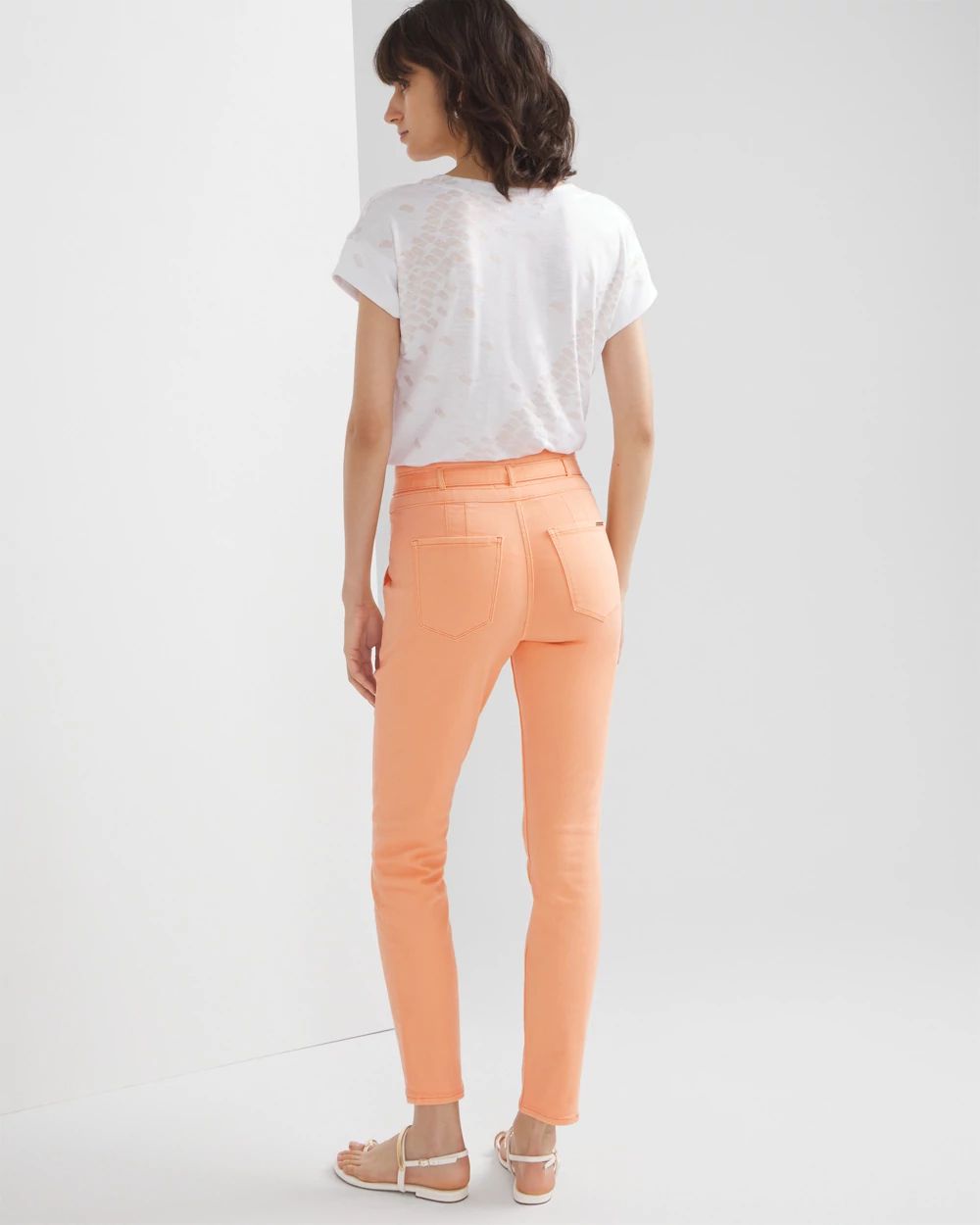 Extra High-Rise Utility Slim Ankle Jeans click to view larger image.