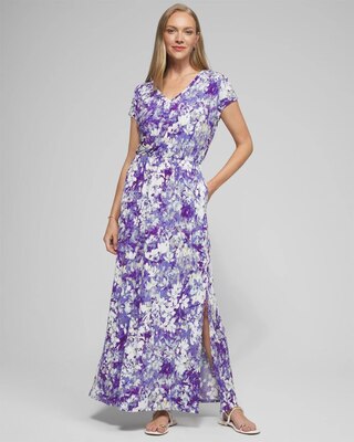 Outlet WHBM Short Sleeve Maxi Dress