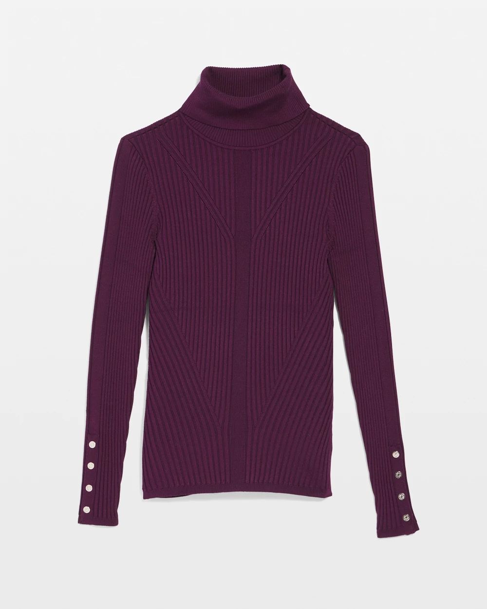 Ribbed Turtleneck Sweater