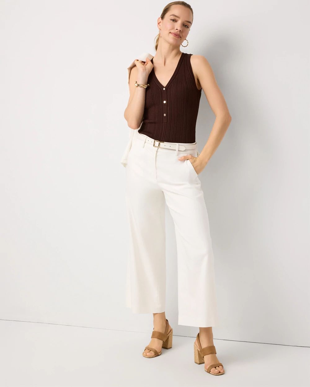 Knit Henley Tank