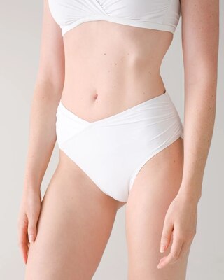 High-Waist Wrap Bikini Bottom