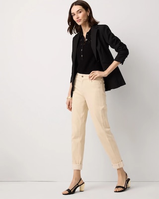 Mid Rise Girlfriend Ankle Jean click to view larger image.