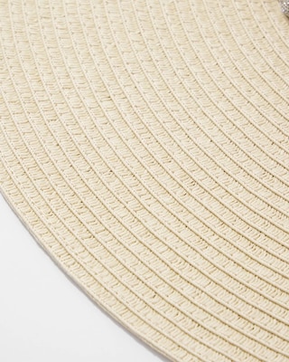 Braided Raffia Floppy Hat click to view larger image.