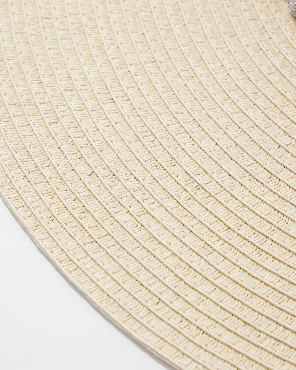 Braided Raffia Floppy Hat