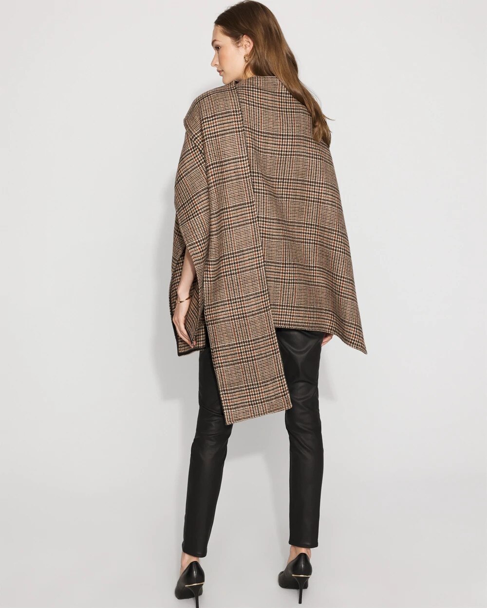Plaid Wrap Coat - image 4