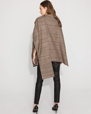 Plaid Wrap Coat click to view larger image.