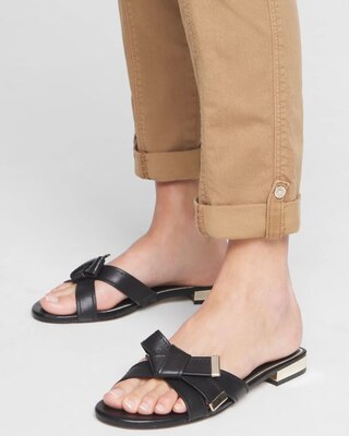 Mid-Rise Pret-A-Pedi Straight Crop Pants click to view larger image.