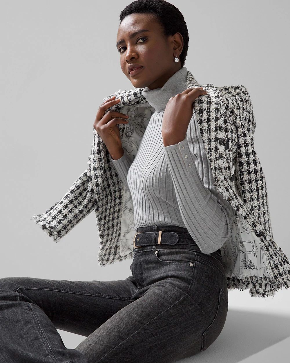 Long Sleeve Ribbed Turtleneck