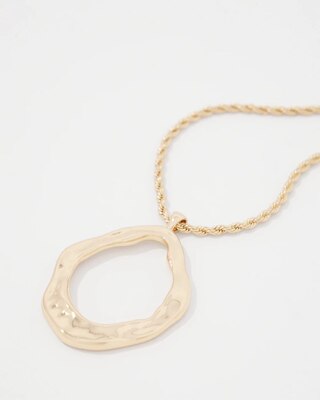 Sculptural Pendant Necklace click to view larger image.