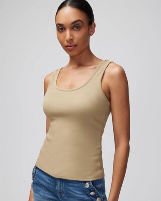 WHBM® FORME Rib Scoop Tank