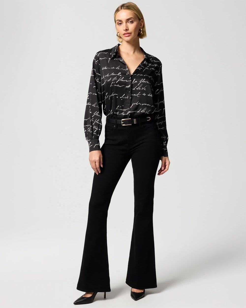 High-Rise Flare Jean