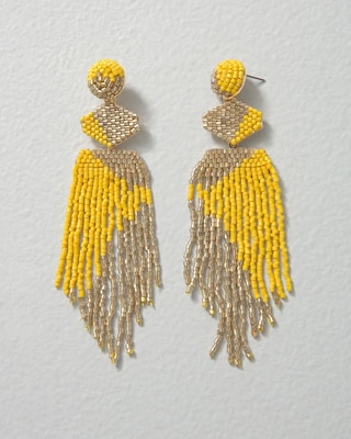Seed Bead Chandelier Earrings click to view larger image.