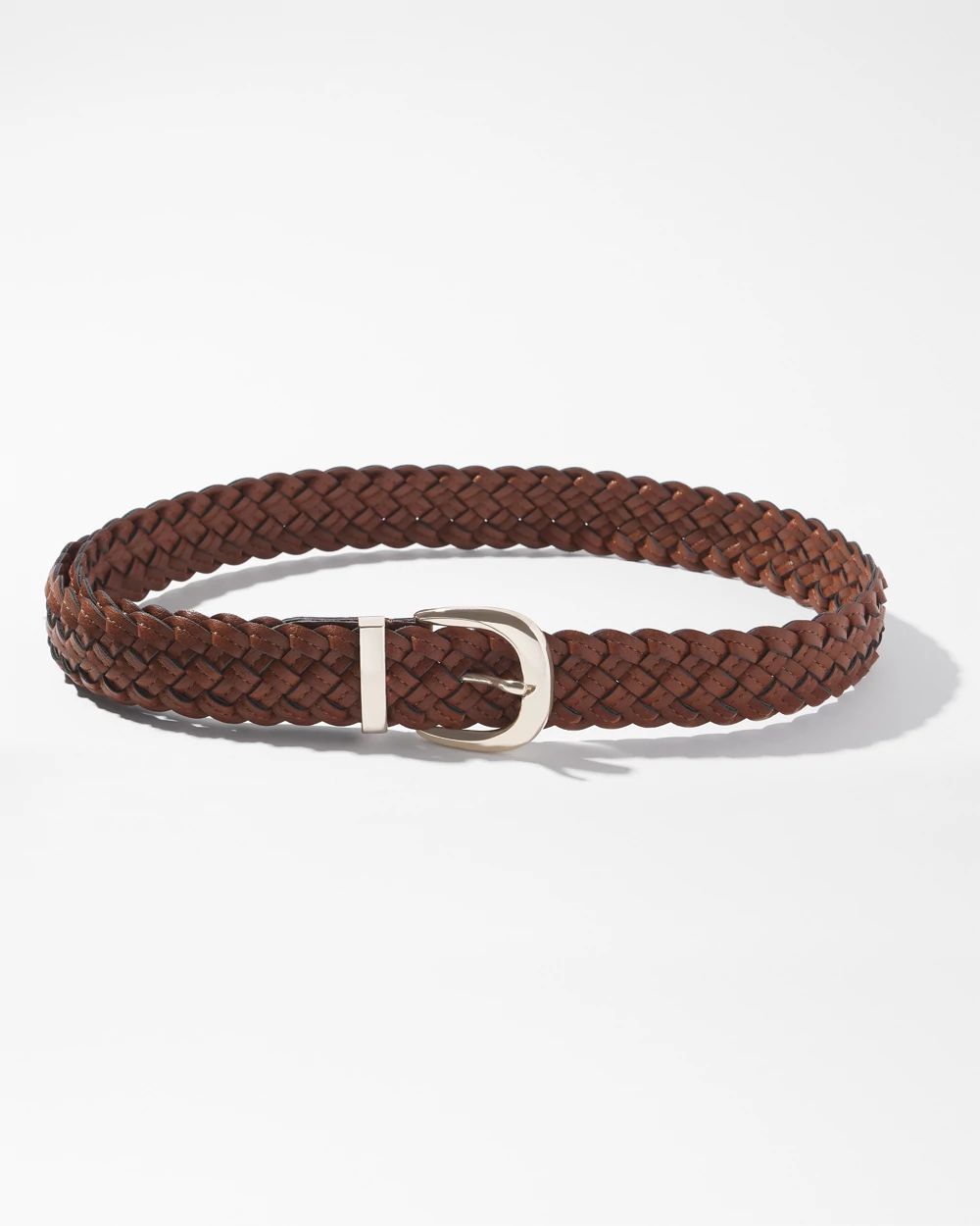 Braided Leather Denim Belt