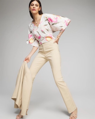 Outlet WHBM Elbow Sleeve V-Neck Kimono