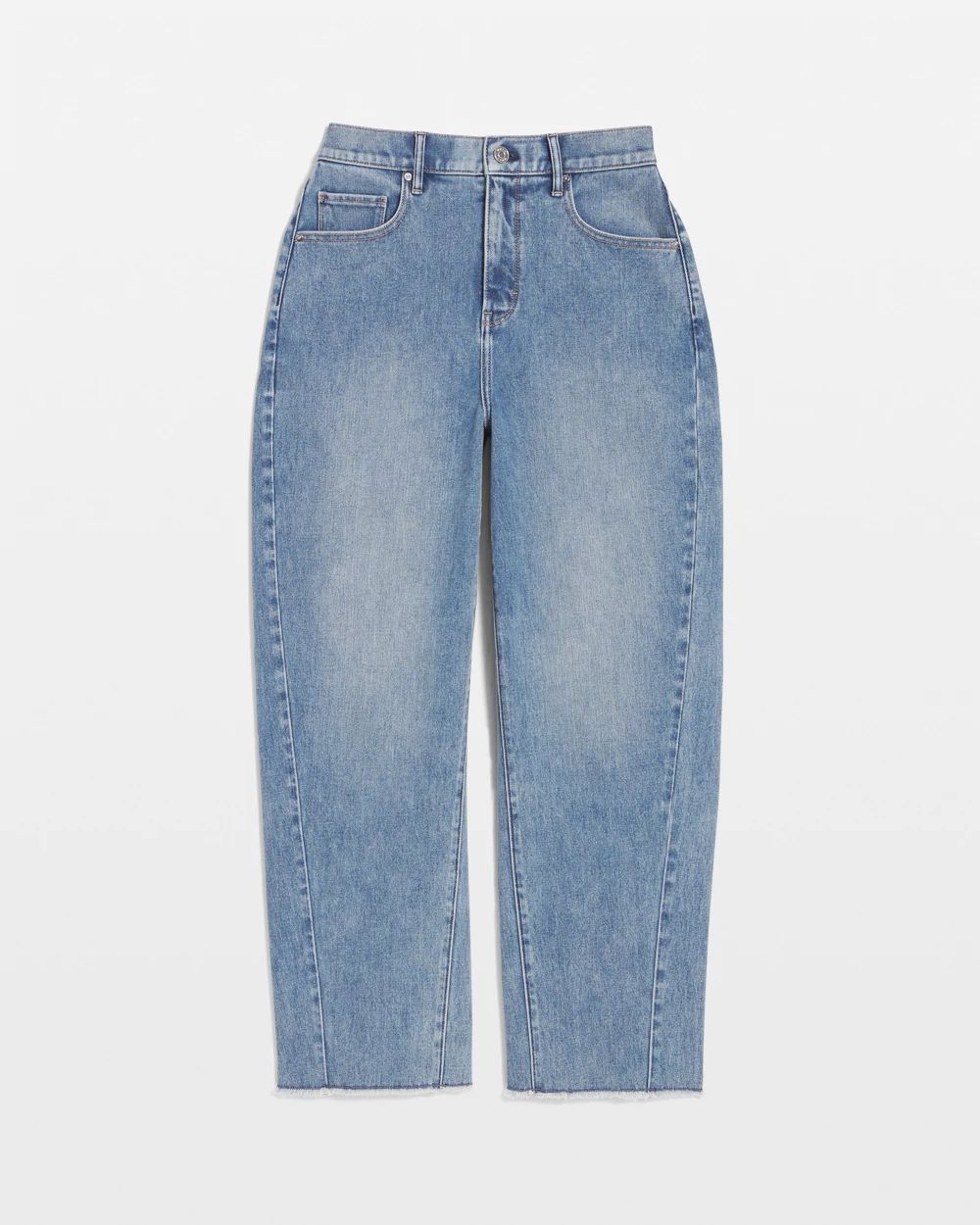 Petite Extra High-Rise Barrel Jean