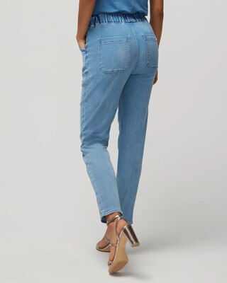 Extra High Rise Relaxed Tapered Ankle Jeans