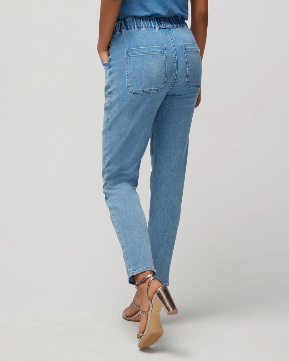 Extra High Rise Relaxed Tapered Ankle Jeans
