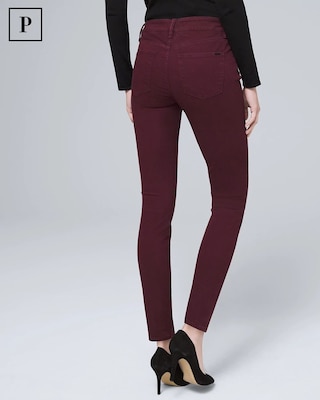 Petite Mid-Rise Skinny Ankle Jeans click to view larger image.