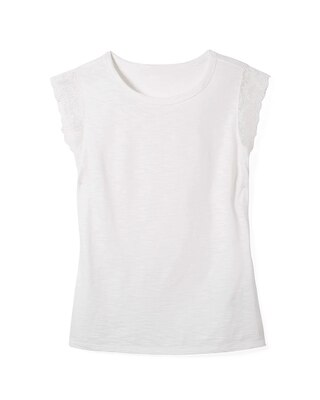 Lace Sleeve Tee