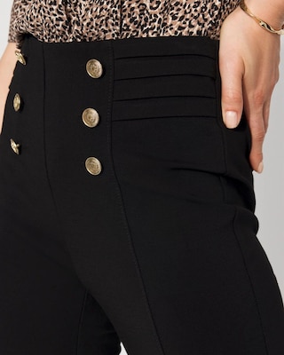 Side-Pleat Ponte Legging click to view larger image.