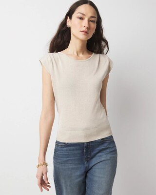 Shimmer Sweater Tank Top