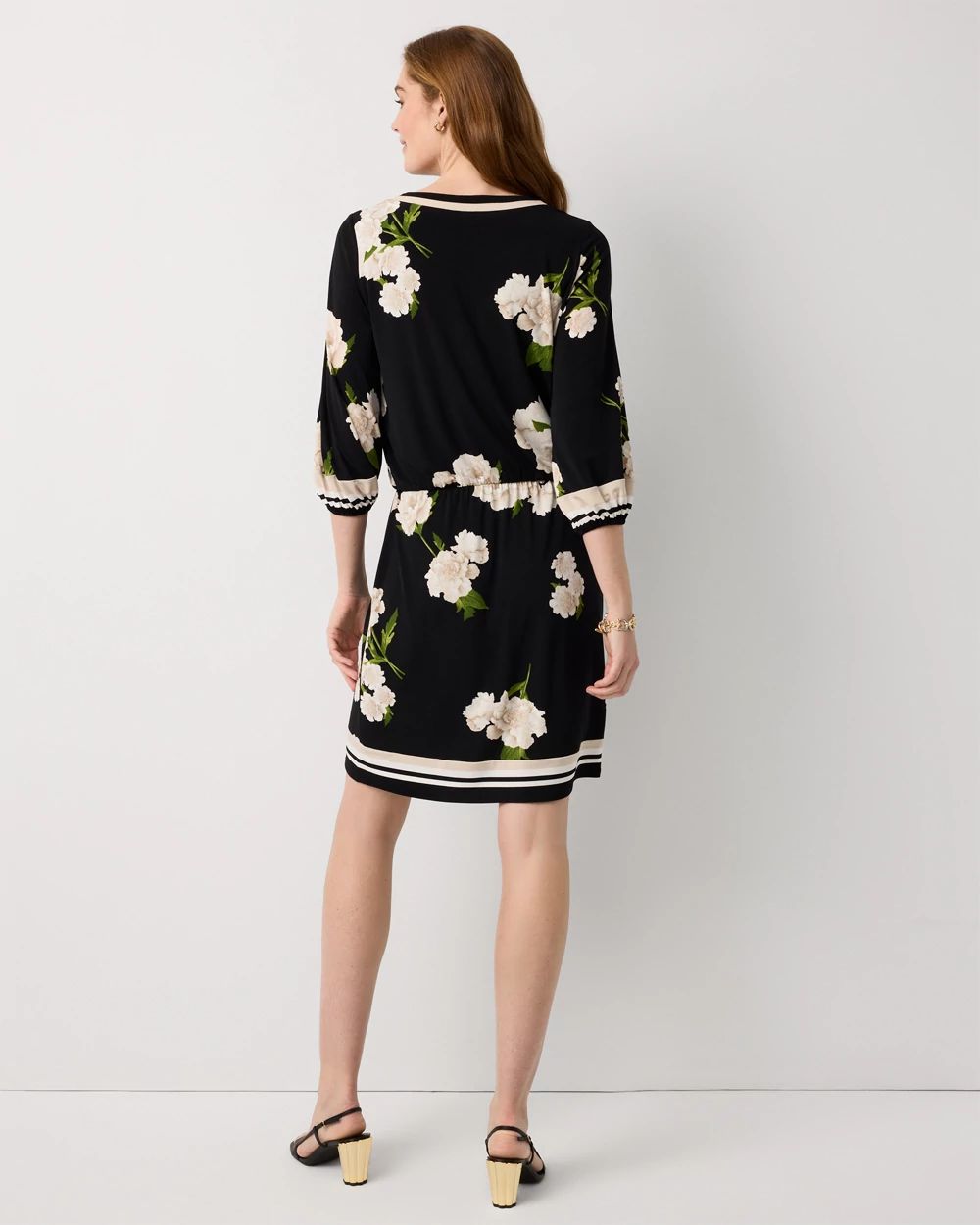 Petite V-neck Mini Dress