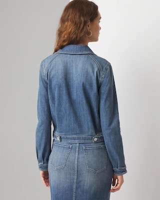 Petite Cropped Denim Jacket