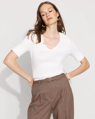 Elbow Sleeve Charm Tee