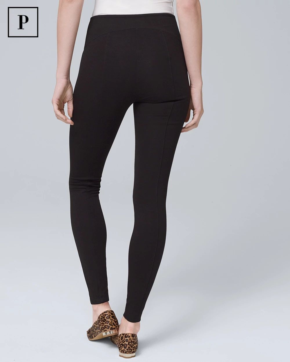 Womens petite black leggings sale